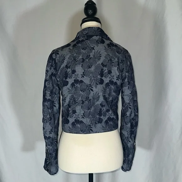 Veda • Cayman Floral Linen Bomber Blazer Size Small - Picture 7 of 12